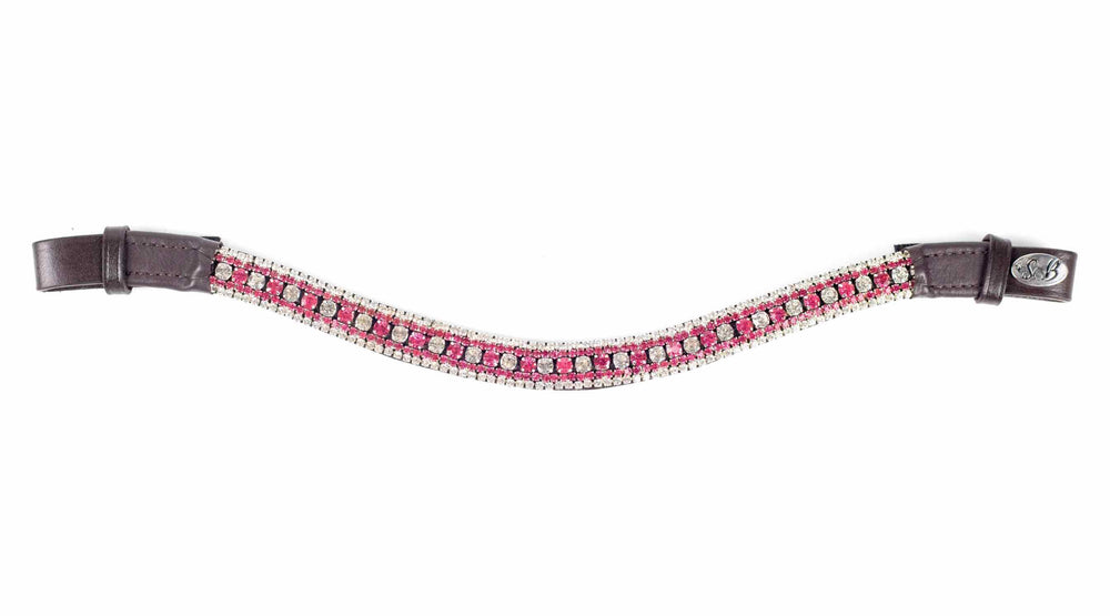 Crystal Browband | TheOne U Shape Pink and White