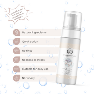Shampoo secco mousse per cavalli