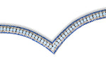 Crystal Browband | TheOne V shape Airblue Opal