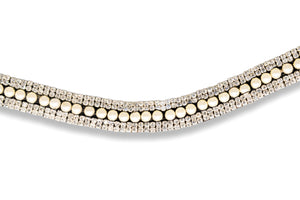 Crystal Browband | TheOne U Shape Crystal Pearls