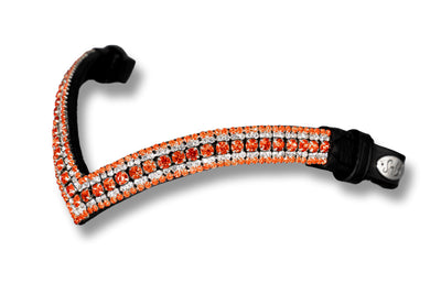 Frontalino in cristallo | TheOne V Shape Tangerine