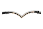 Crystal Browband | TheOne V shape Jet Black