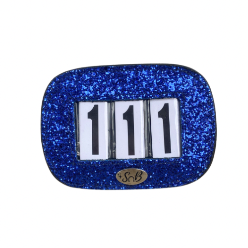 Glitter Horse Number Plate