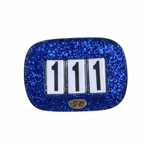 Glitter Horse Number Plate