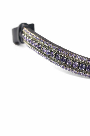 Crystal Browband | TheOne U Shape Imperial Plum