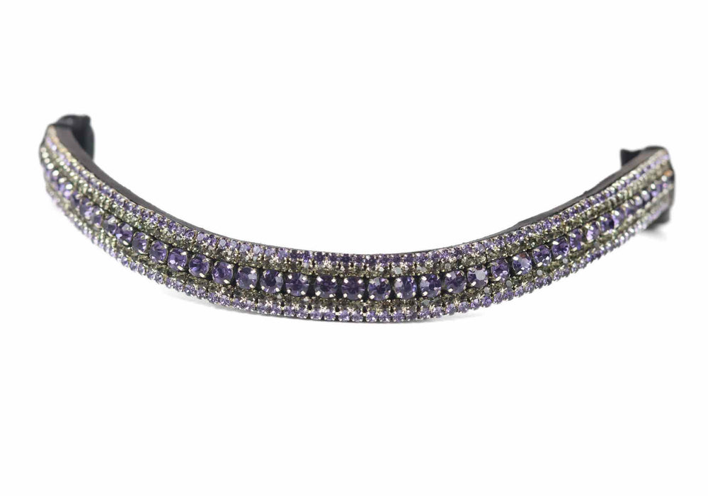 
            
                Load image into Gallery viewer, Crystal Browband | TheOne U Shape Imperial Plum
            
        