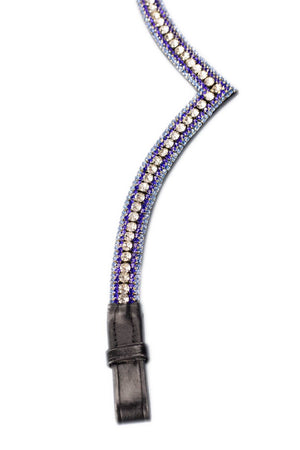 
            
                Load image into Gallery viewer, Crystal Browband | TheOne V shape Light Sapphire Cobalt
            
        