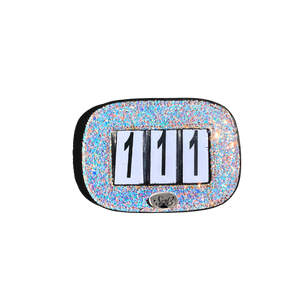 Glitter Horse Number Plate