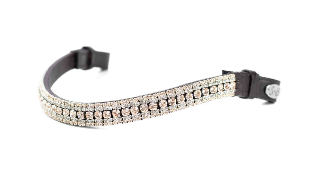 
            
                Load image into Gallery viewer, Crystal Browband | TheOne U Shape Peach
            
        