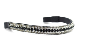 Crystal Browband | TheOne U Shape Grey Black