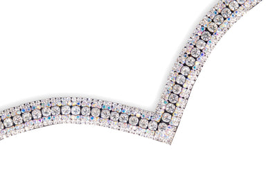 Frontalino con cristalli | TheOne V shape Crystal Rainbow